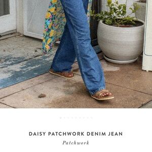 Spell NWT Daisy Patch Jeans